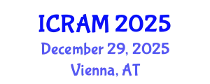 International Conference on Robotics, Automation and Mechatronics (ICRAM) December 29, 2025 - Vienna, Austria