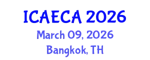 International Conference on Advanced Engineering Computing and Applications (ICAECA) March 09, 2026 - Bangkok, Thailand