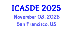 International Conference on Aircraft Structural Design Engineering (ICASDE) November 03, 2025 - San Francisco, United States