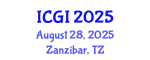International Conference on Geoinformatics (ICGI) August 28, 2025 - Zanzibar, Tanzania