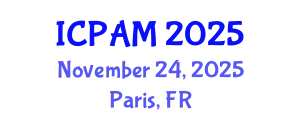International Conference on Physics of Advanced Materials (ICPAM) November 24, 2025 - Paris, France
