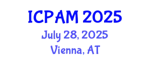International Conference on Physics of Advanced Materials (ICPAM) July 28, 2025 - Vienna, Austria