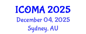 International Conference on Optical Metrology and Applications (ICOMA) December 04, 2025 - Sydney, Australia