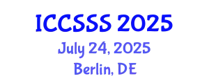 International Conference on Computer Science and Service System (ICCSSS) July 24, 2025 - Berlin, Germany