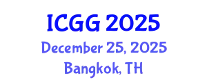 International Conference on Gas Geochemistry (ICGG) December 25, 2025 - Bangkok, Thailand