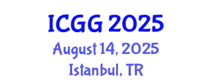 International Conference on Gas Geochemistry (ICGG) August 14, 2025 - Istanbul, Turkey