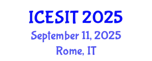 International Conference on Embedded Systems and Intelligent Technology (ICESIT) September 11, 2025 - Rome, Italy