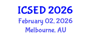 International Conference on Software Engineering and Design (ICSED) February 02, 2026 - Melbourne, Australia