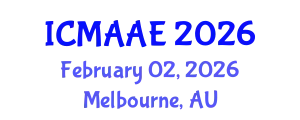 International Conference on Mechanical, Automotive and Aerospace Engineering (ICMAAE) February 02, 2026 - Melbourne, Australia