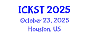 International Conference on Knowledge and Smart Technology (ICKST) October 23, 2025 - Houston, United States