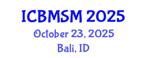 International Conference on Bridge Maintenance, Safety and Management (ICBMSM) October 23, 2025 - Bali, Indonesia