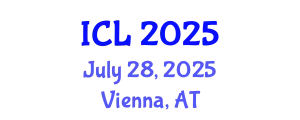 International Conference on Learning (ICL) July 28, 2025 - Vienna, Austria