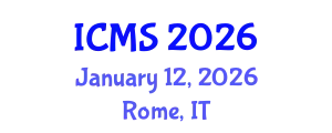 International Conference on Marketing Studies (ICMS) January 12, 2026 - Rome, Italy