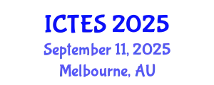 International Conference on Teaching and Education Sciences (ICTES) September 11, 2025 - Melbourne, Australia
