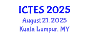 International Conference on Teaching and Education Sciences (ICTES) August 21, 2025 - Kuala Lumpur, Malaysia