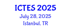 International Conference on Teaching and Education Sciences (ICTES) July 28, 2025 - Istanbul, Turkey