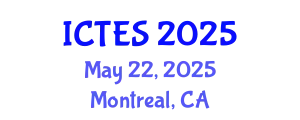 International Conference on Teaching and Education Sciences (ICTES) May 22, 2025 - Montreal, Canada