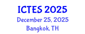 International Conference on Teaching and Education Sciences (ICTES) December 25, 2025 - Bangkok, Thailand