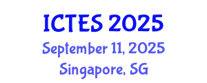International Conference on Teaching and Education Sciences (ICTES) September 11, 2025 - Singapore, Singapore