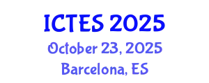 International Conference on Teaching and Education Sciences (ICTES) October 23, 2025 - Barcelona, Spain