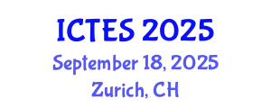 International Conference on Teaching and Education Sciences (ICTES) September 18, 2025 - Zurich, Switzerland