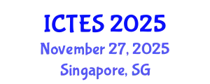 International Conference on Teaching and Education Sciences (ICTES) November 27, 2025 - Singapore, Singapore