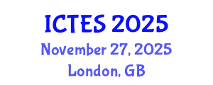International Conference on Teaching and Education Sciences (ICTES) November 27, 2025 - London, United Kingdom