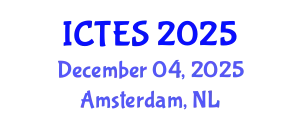 International Conference on Teaching and Education Sciences (ICTES) December 04, 2025 - Amsterdam, Netherlands