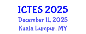 International Conference on Teaching and Education Sciences (ICTES) December 11, 2025 - Kuala Lumpur, Malaysia
