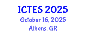 International Conference on Teaching and Education Sciences (ICTES) October 16, 2025 - Athens, Greece