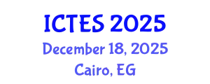 International Conference on Teaching and Education Sciences (ICTES) December 18, 2025 - Cairo, Egypt