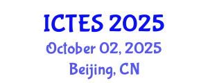 International Conference on Teaching and Education Sciences (ICTES) October 02, 2025 - Beijing, China