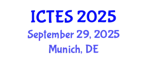 International Conference on Teaching and Education Sciences (ICTES) September 29, 2025 - Munich, Germany