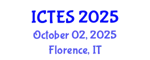 International Conference on Teaching and Education Sciences (ICTES) October 02, 2025 - Florence, Italy