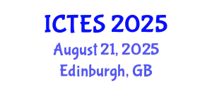 International Conference on Teaching and Education Sciences (ICTES) August 21, 2025 - Edinburgh, United Kingdom