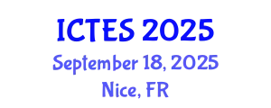 International Conference on Teaching and Education Sciences (ICTES) September 18, 2025 - Nice, France