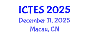 International Conference on Teaching and Education Sciences (ICTES) December 11, 2025 - Macau, China