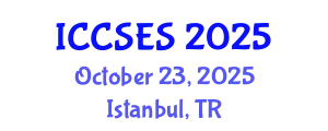 International Conference on Computer Science and Education Science (ICCSES) October 23, 2025 - Istanbul, Turkey