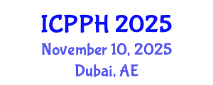 International Conference on Psychology and Public Health (ICPPH) November 10, 2025 - Dubai, United Arab Emirates