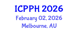 International Conference on Psychology and Public Health (ICPPH) February 02, 2026 - Melbourne, Australia