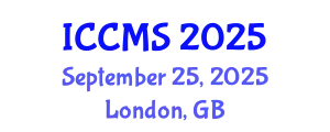 International Conference on Clinical Mass Spectrometry (ICCMS) September 25, 2025 - London, United Kingdom