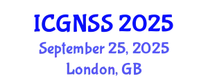 International Conference on Global Navigation Satellite Systems (ICGNSS) September 25, 2025 - London, United Kingdom