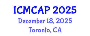 International Conference on Meteorology, Climatology and Atmospheric Physics (ICMCAP) December 18, 2025 - Toronto, Canada