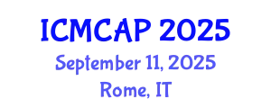 International Conference on Meteorology, Climatology and Atmospheric Physics (ICMCAP) September 11, 2025 - Rome, Italy