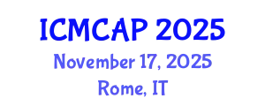 International Conference on Meteorology, Climatology and Atmospheric Physics (ICMCAP) November 17, 2025 - Rome, Italy