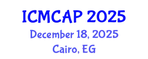 International Conference on Meteorology, Climatology and Atmospheric Physics (ICMCAP) December 18, 2025 - Cairo, Egypt