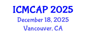 International Conference on Meteorology, Climatology and Atmospheric Physics (ICMCAP) December 18, 2025 - Vancouver, Canada