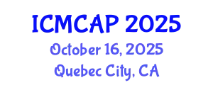International Conference on Meteorology, Climatology and Atmospheric Physics (ICMCAP) October 16, 2025 - Quebec City, Canada