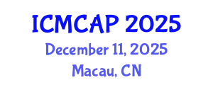 International Conference on Meteorology, Climatology and Atmospheric Physics (ICMCAP) December 11, 2025 - Macau, China