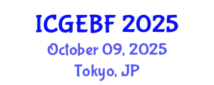 International Conference on Global Economics, Business and Finance (ICGEBF) October 09, 2025 - Tokyo, Japan